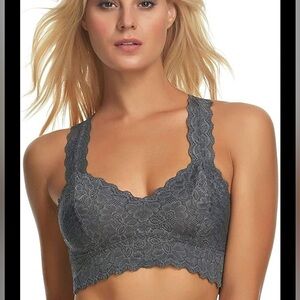 (23) NWOT Black Bow Bralette